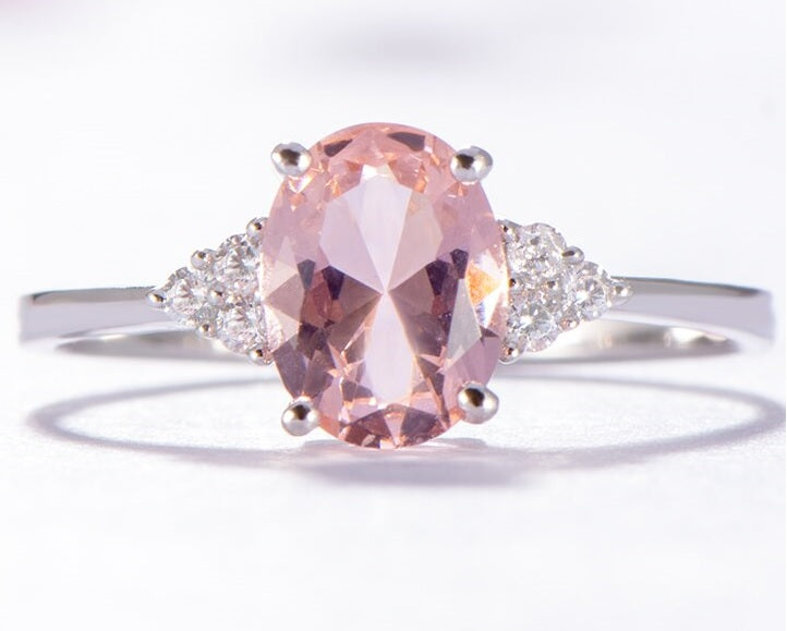 Lab Created Gemstone Ring (Various Colours)