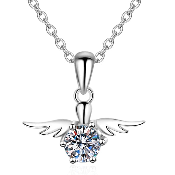 Angel Wing Pendant Necklace