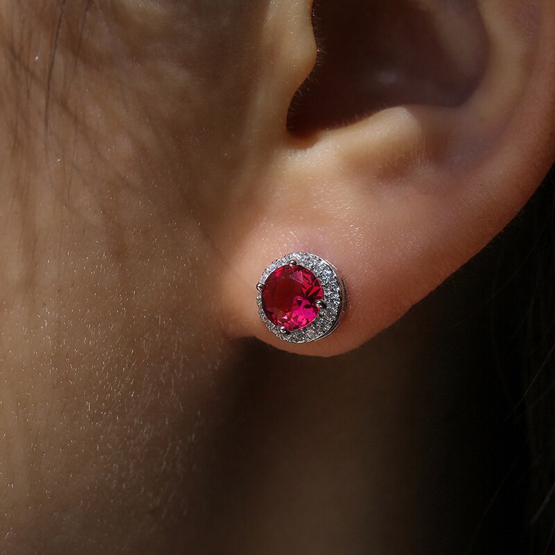 Classic Cubic Zirconia Bead Stud Earring