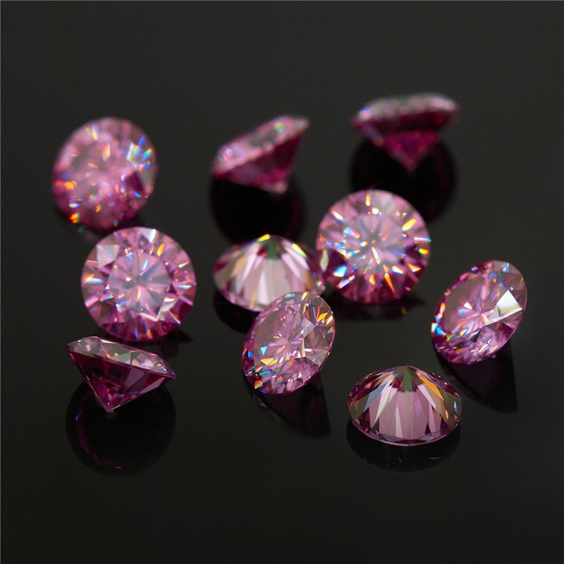 Coloured Loose Moissanite Stones 0.5-3ct