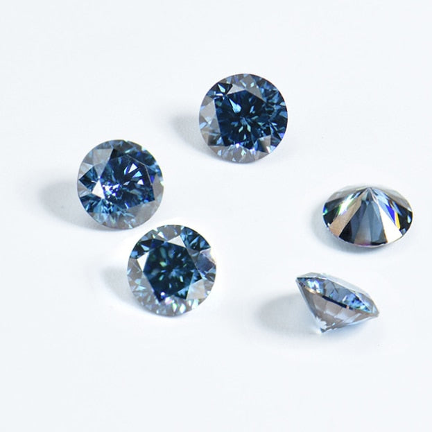 Coloured Loose Moissanite Stones 0.5-3ct