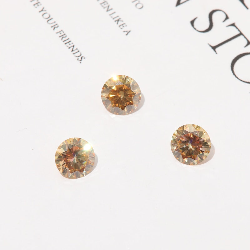 Coloured Loose Moissanite Stones 0.5-3ct