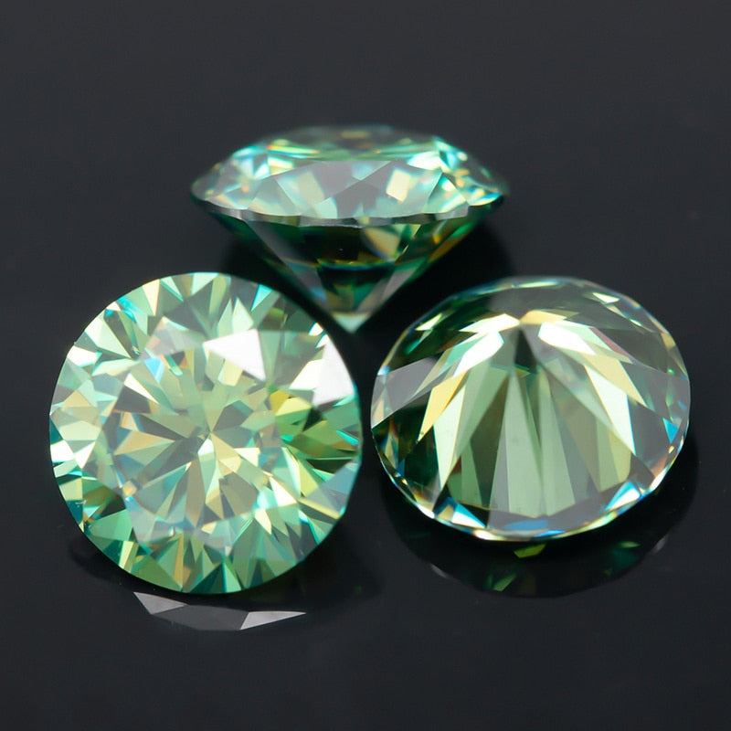 Coloured Loose Moissanite Stones 0.5-3ct