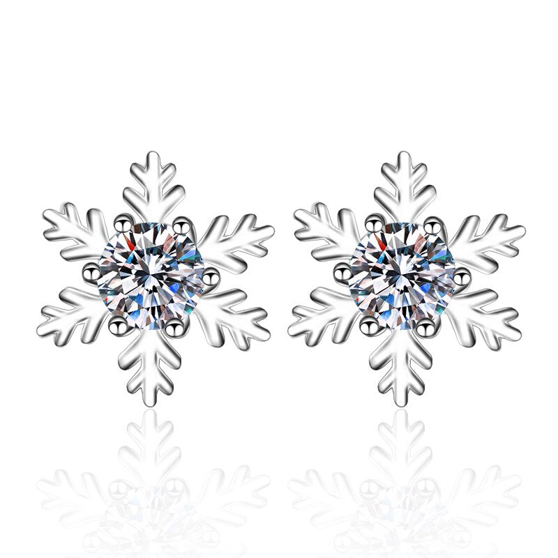 Snowflake Stud Earrings